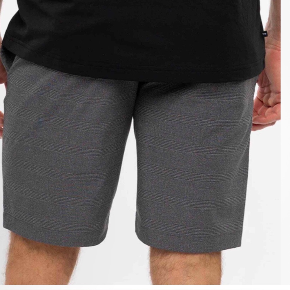 Travis Mathew Grommet Men's Textured PinStripe Golf Shorts Size 36 NWT